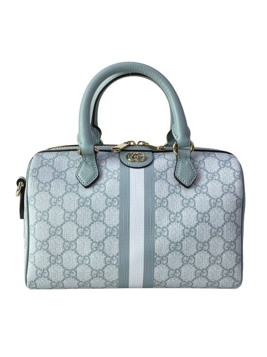 Gucci Handbags - ★SOLD★ Gucci Handbag GG Supreme Ophidia Light Blue Mini Boston Leather